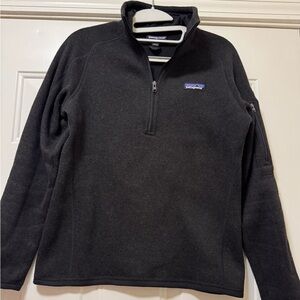 Patagonia Men's Charcoal Zip-Up Sweater